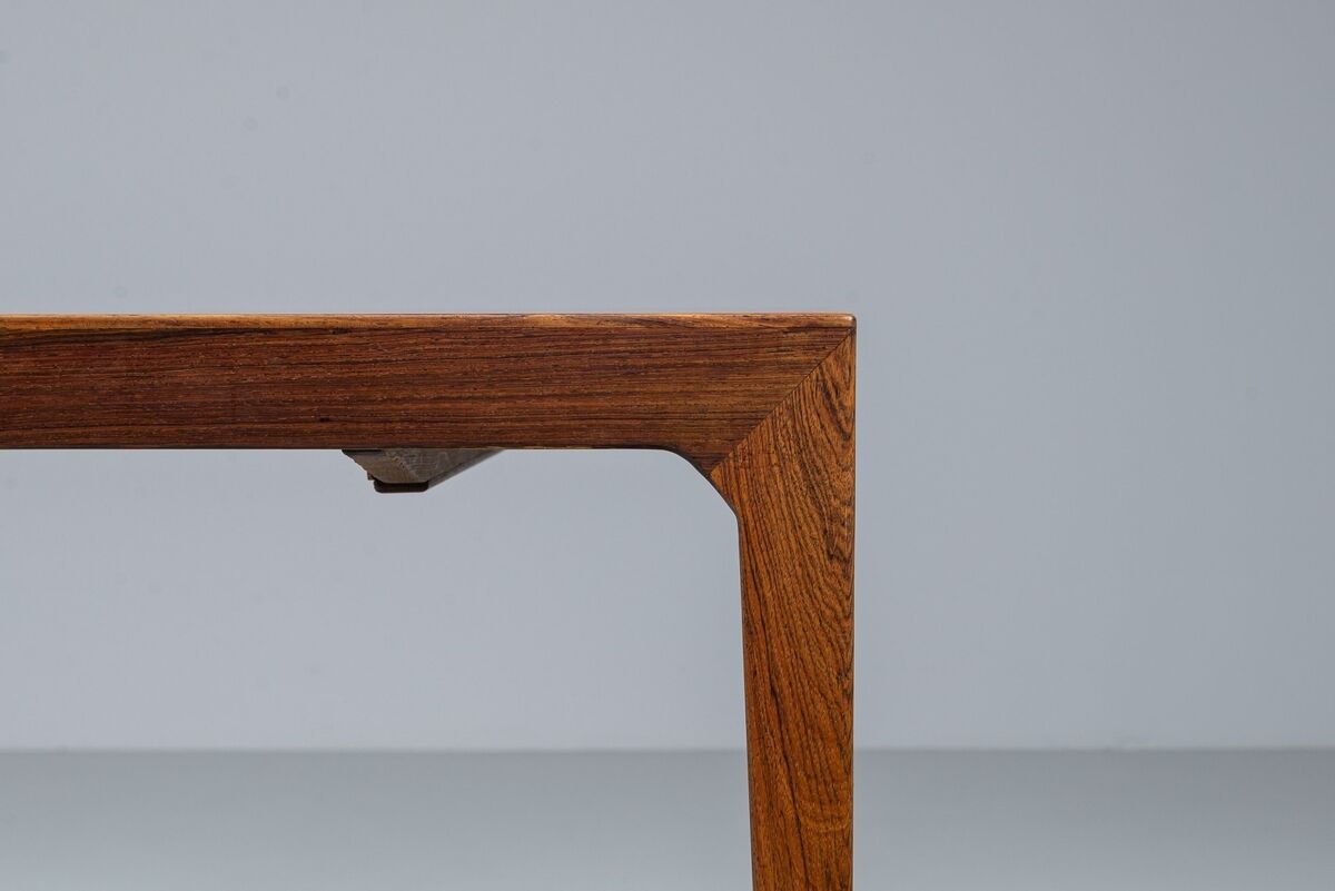 Kai Winding dining table in rosewood Poul Hundevad Denmark 1960