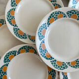 Set of 11 plates Givors France