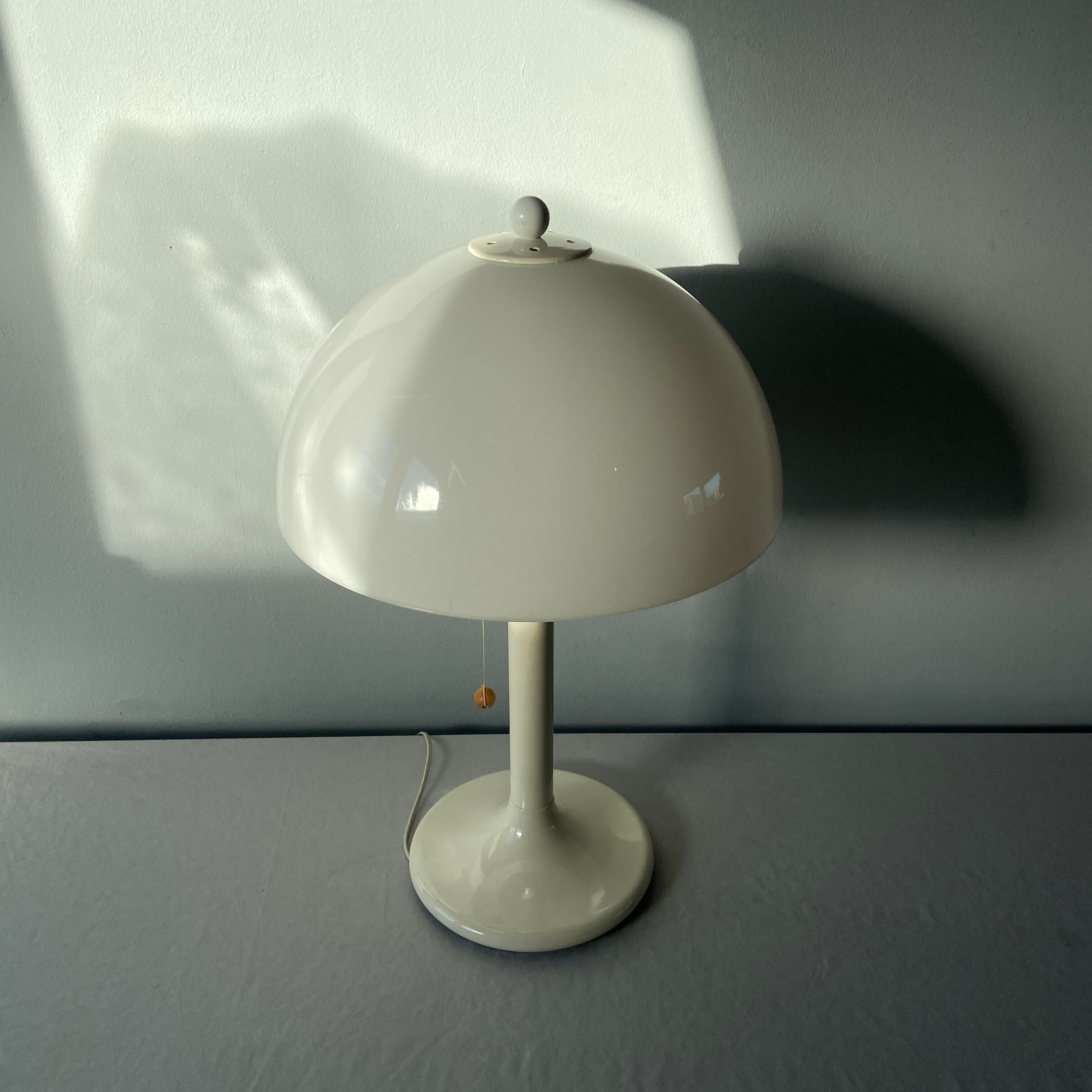 Vintage white Mushroom lamp