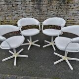 Vintage barber chair set