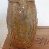 Old 25cm glazed stoneware pot