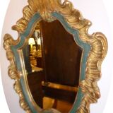 Louis XV style patinated mirror