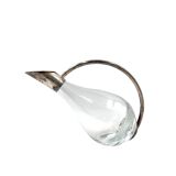 Hollywood Regency silver decanter, Masini Florence Italy 1980s