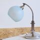 Lampe de chevet art deco/bauhaus clichy bleu