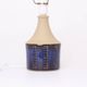 Søholm blue ceramic table lamp by Maria Philippi, 1960s