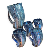 Ceramic orangeade service, 1960s