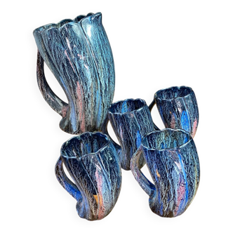 Ceramic orangeade service, 1960s