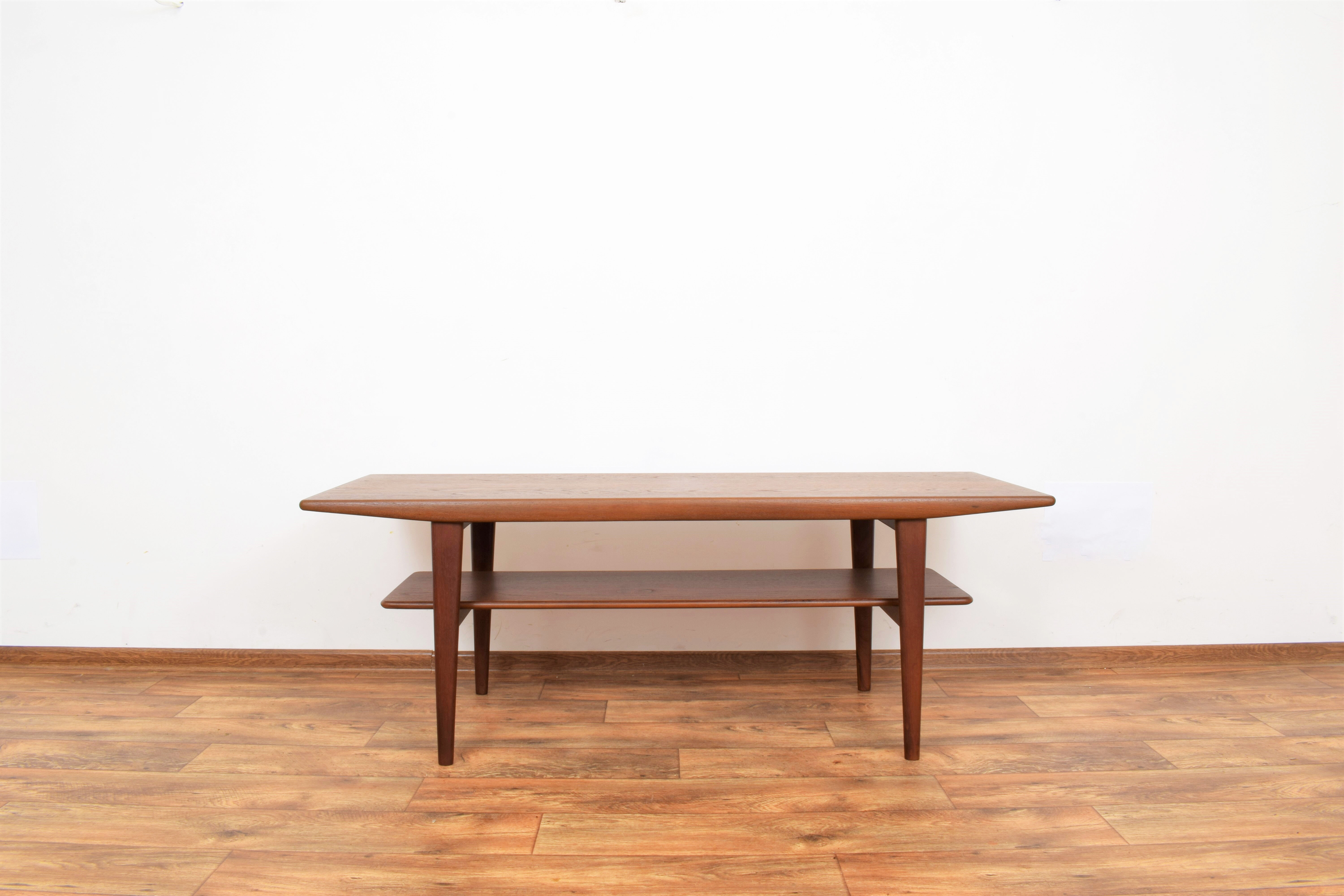 Mid-Century Danish Teak Coffee Table, 1960s