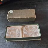 Set of 2 Daum crystal salt shakers