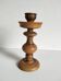 Wooden candlestick