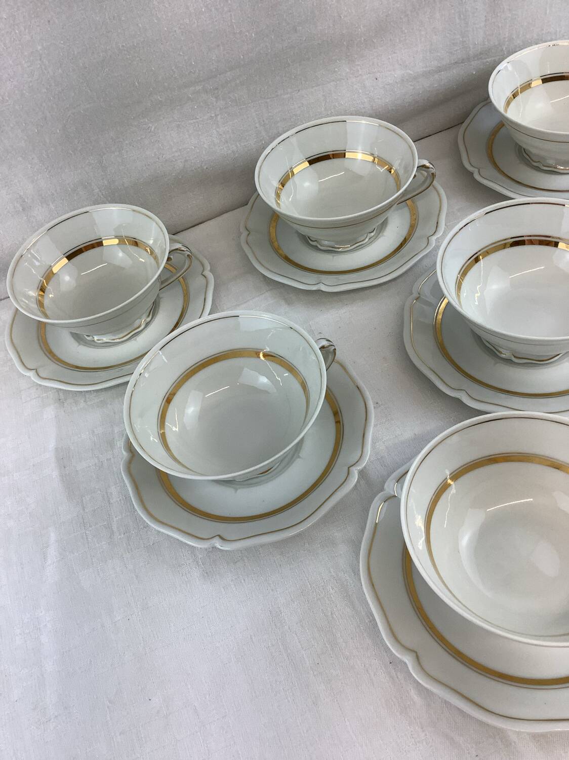 Tasses & soucoupes Porcelaine Royale Limoges
