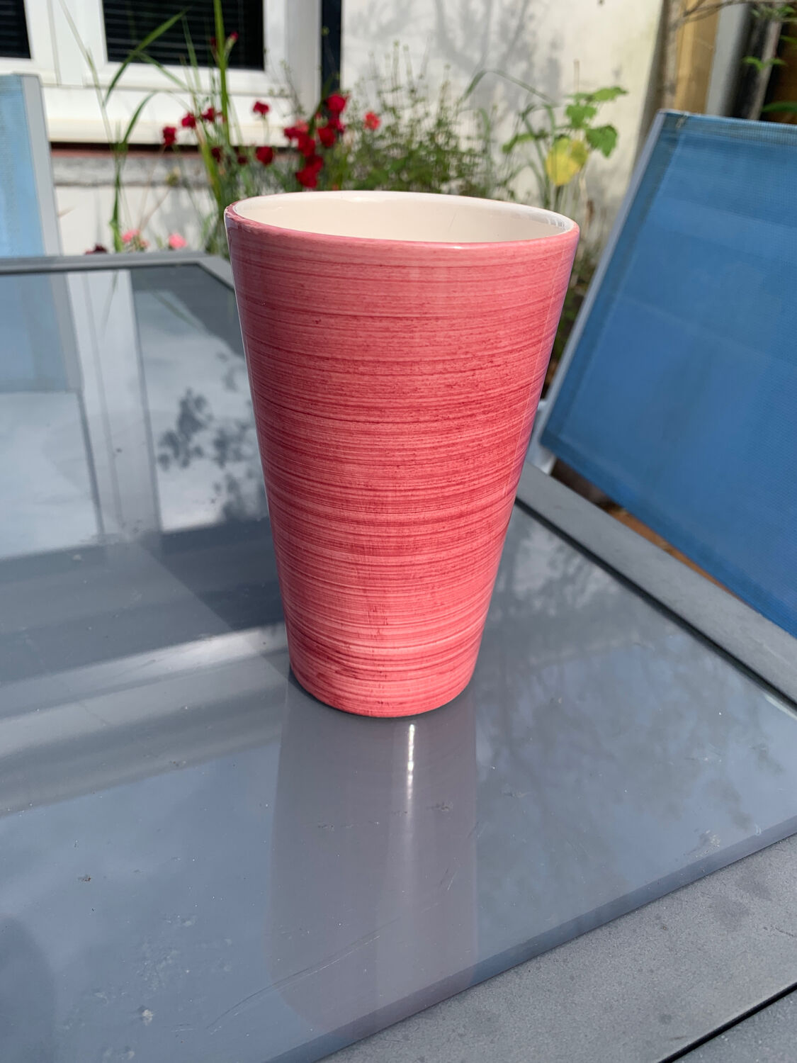 Small pink vase