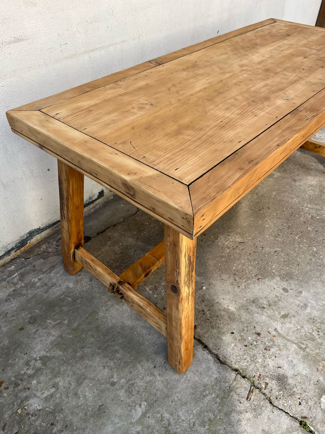 Cherry wood workshop table