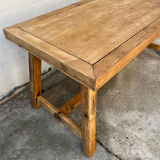 Cherry wood workshop table