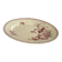 Plat ovale terre de fer rouge gien modèle chèvrefeuille - faïence anci
