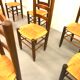 Chaises rustiques années 60/70
