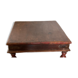 Coffee table, end of sofa