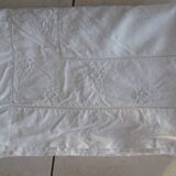 Antique flat sheet with QJ monogram