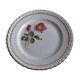 Plat rond en faïence l'amandinoise 8996 motif roses roses diam 27,5 cm