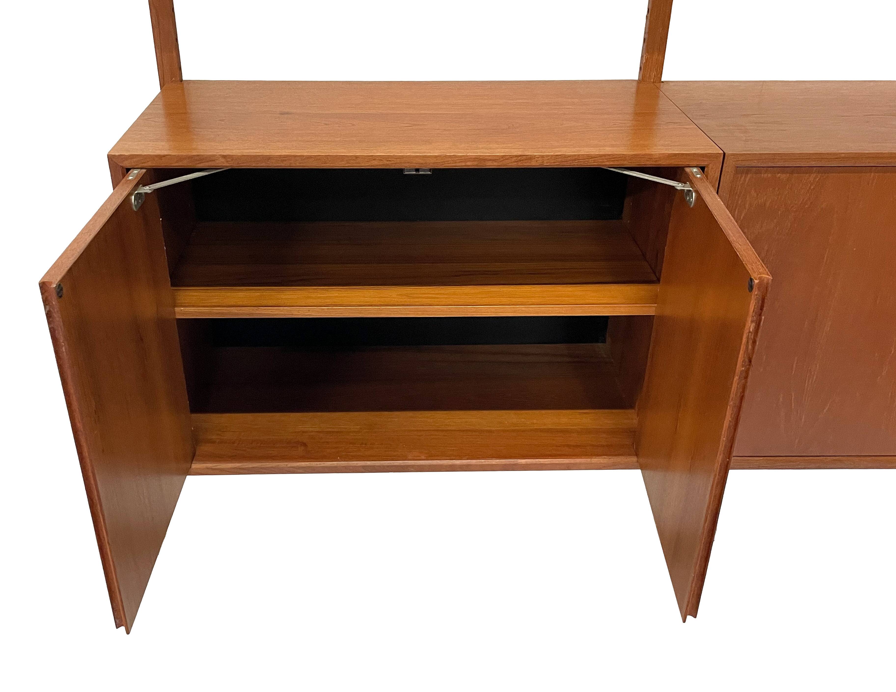 Vintage Poul Cadovius Cado wall system wall unit Design