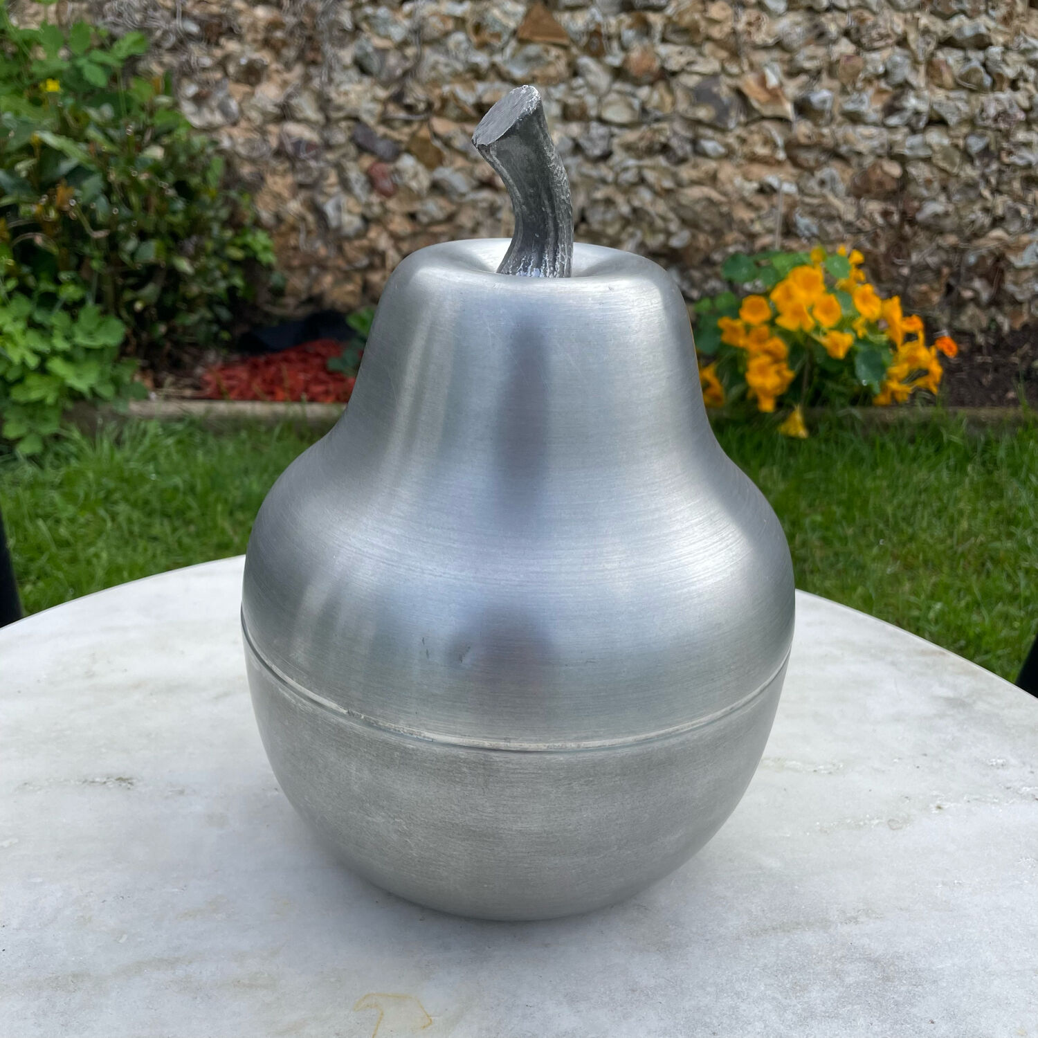 Vintage pear ice bucket 1970