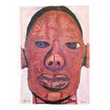 Abdelkrim Tajiouti (Born in 1970) - Mixed media on paper signed