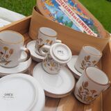 Coffee cups and saucers