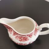 Service à café et thé ancien rouge Villeroy & Boch Saar Allemagne