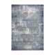 Tapis bleu vintage 2x3 m