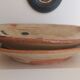 Decorated terracotta duo of dishes
