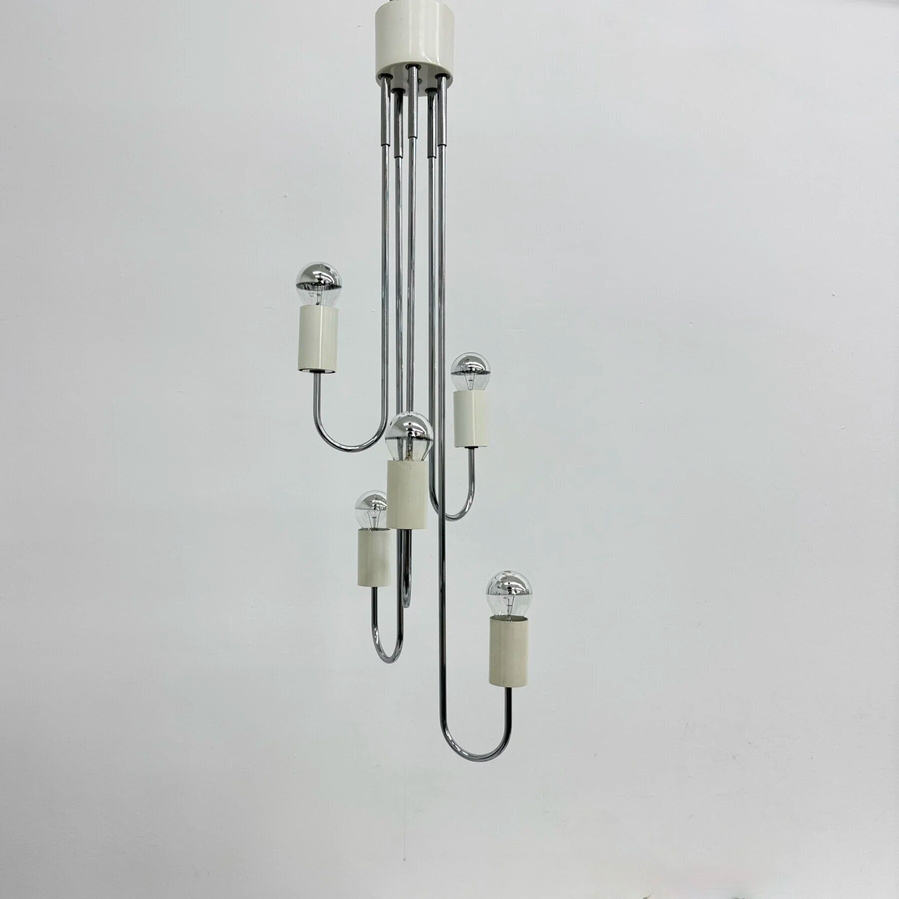 Suspension du milieu du siècle par Gaetano Sciolari, années 1970, Italie
