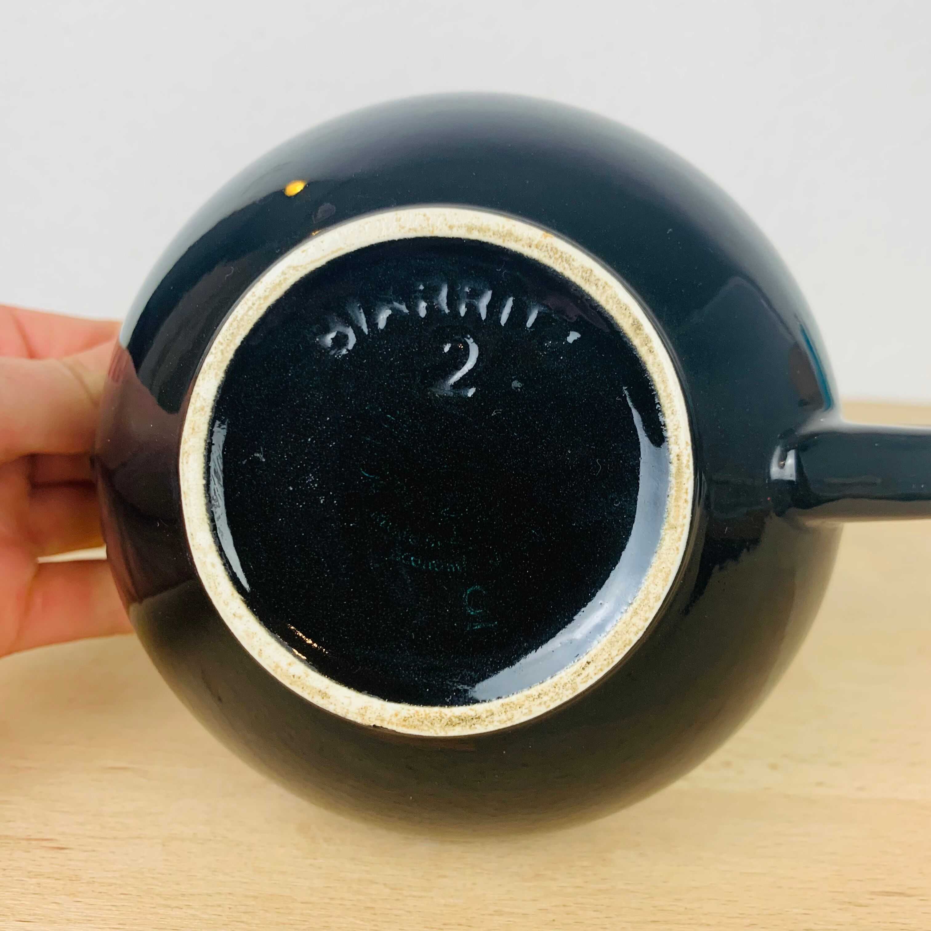 Teapot and milk jug Biarritz by Villeroy & Boch vintage ceramics