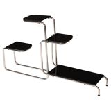 Bauhaus chromed flower stand by Emile Guyot, 1930´s