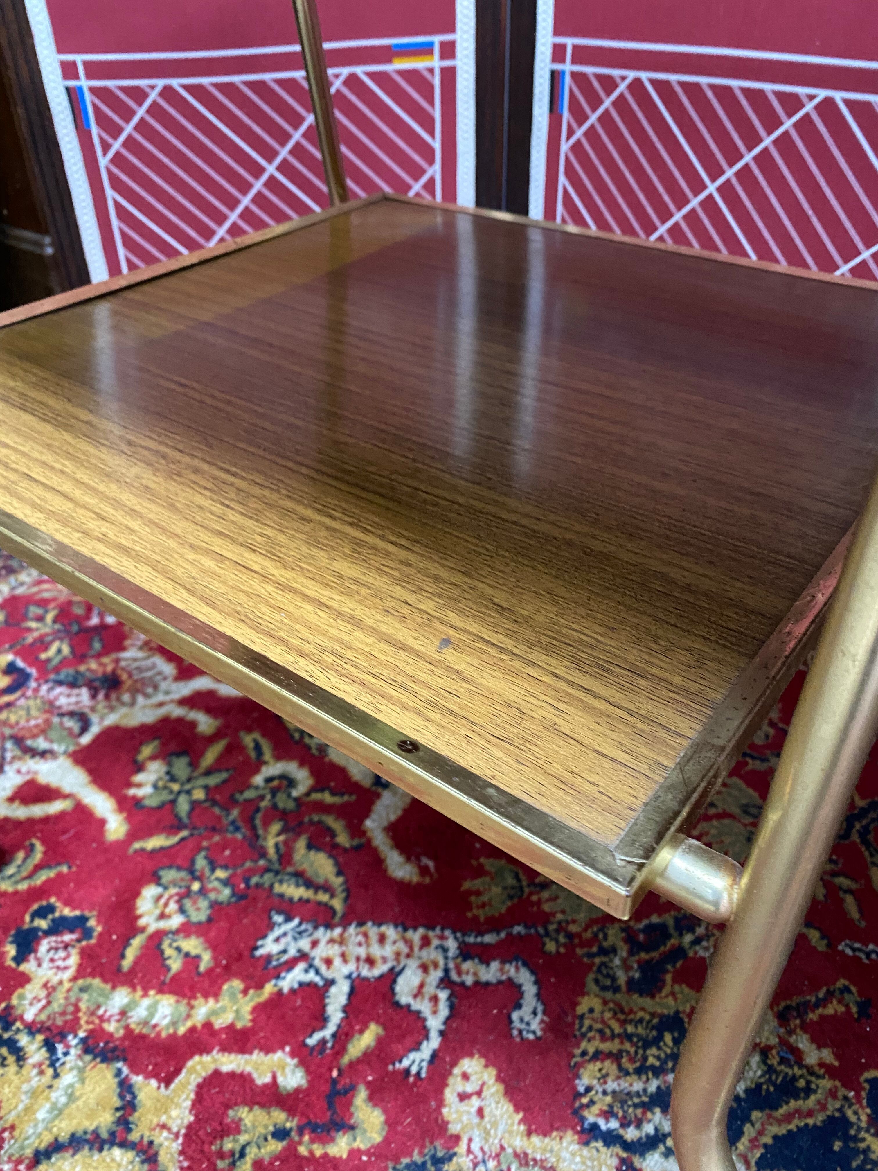 Service range vinyls trolley on wheels of the 70's