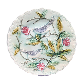 Dessert Plate Faïence Barbotine