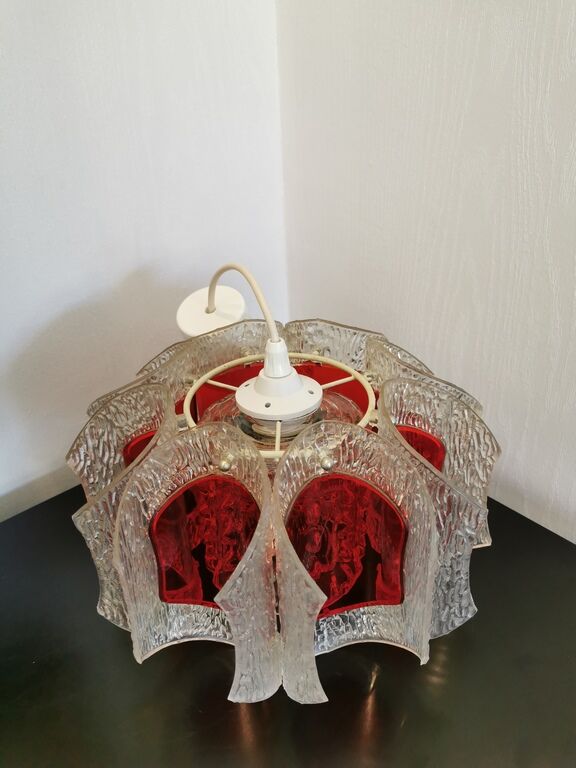 Vintage plastic pendant lamp