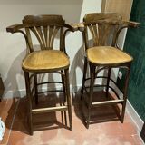 Pair of bistro bar chairs
