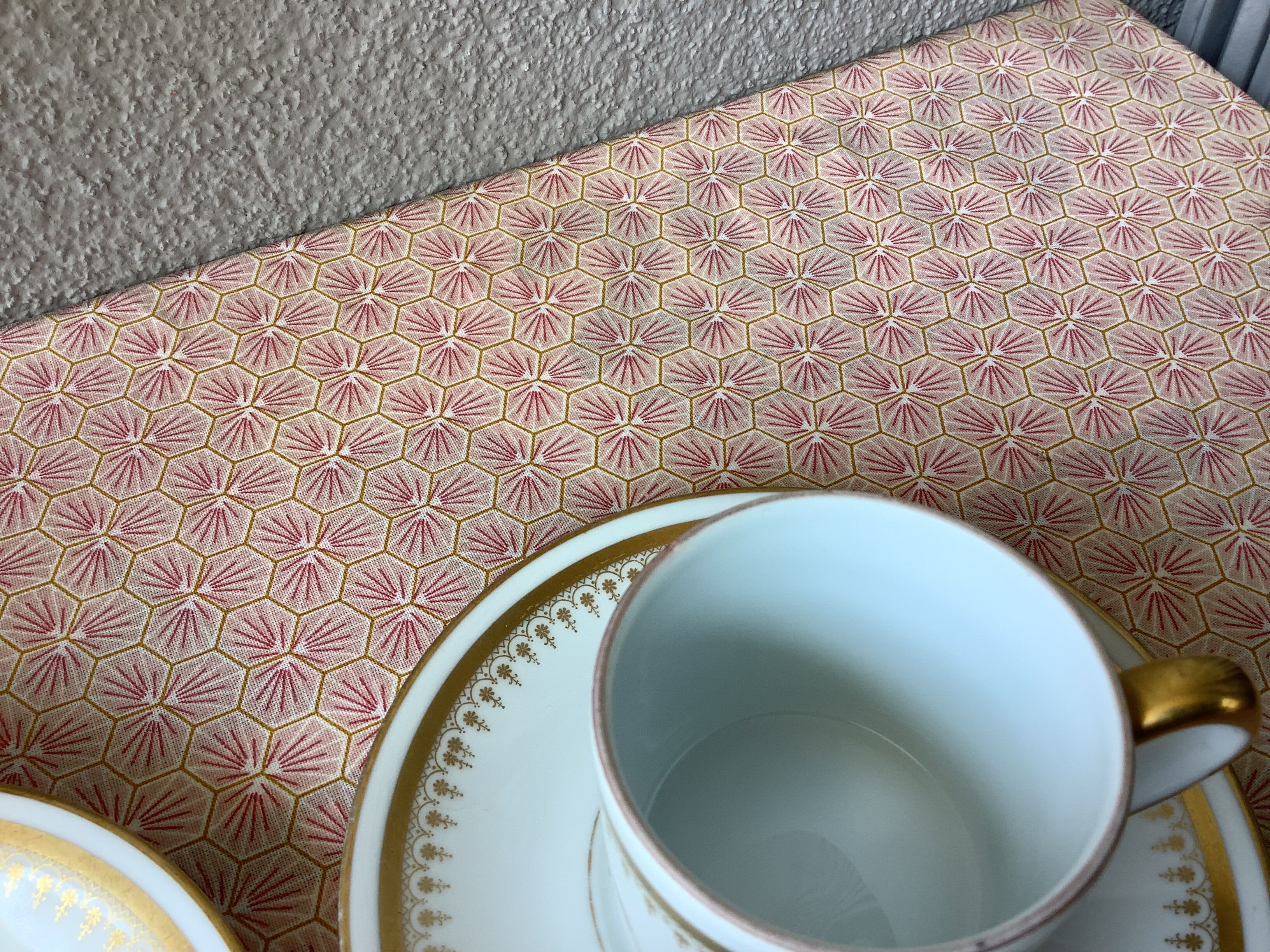 Cerabel porcelain cups from Baudour Belgium