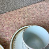 Cerabel porcelain cups from Baudour Belgium