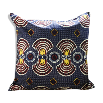 Housse de coussin en wax