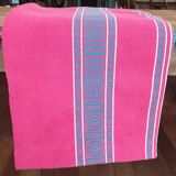 Vintage Basque tablecloth vermilion 170X140 and 5 towels