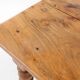 Rustic Elm Dining Table with Drawer, France 1850s