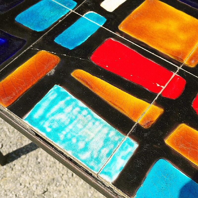 Ceramic coffee table design 50s