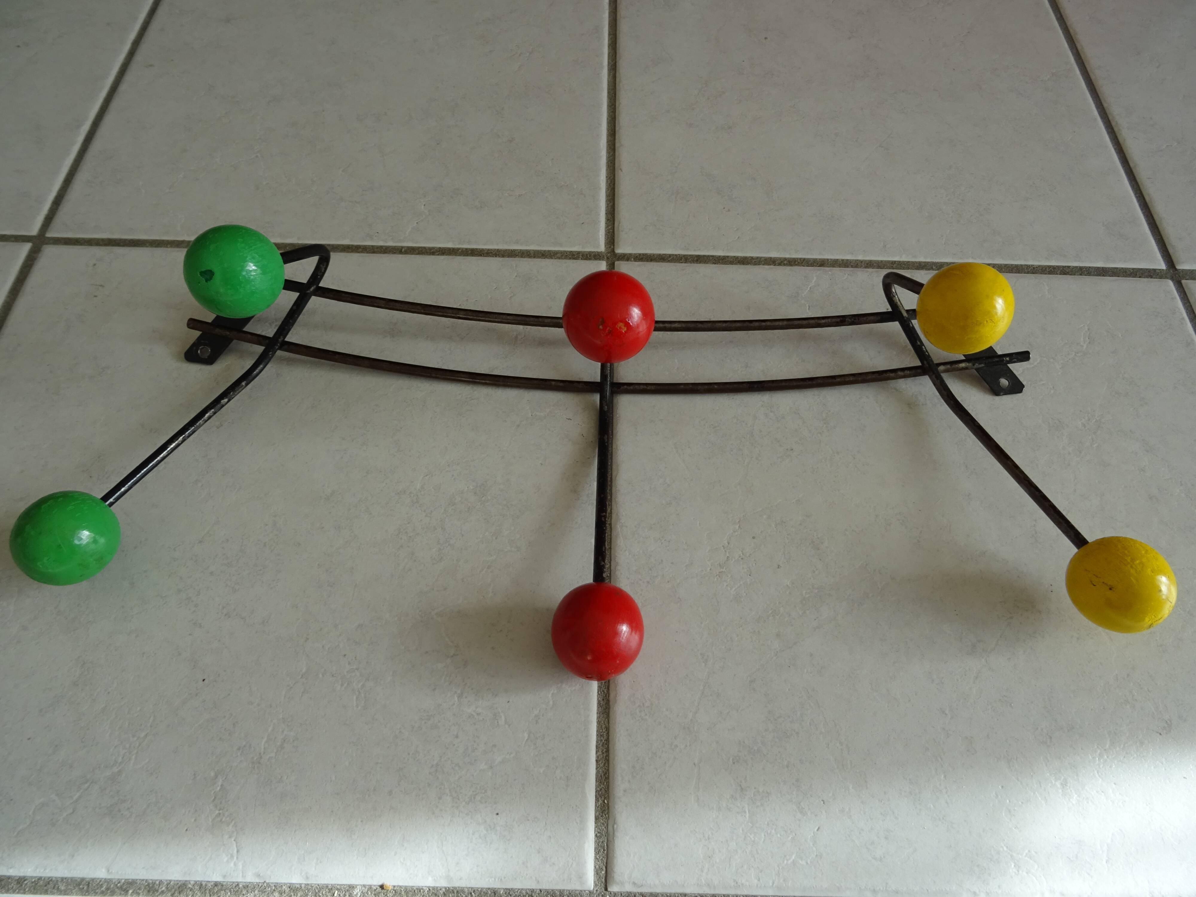 Vintage wall coat rack year 50/60