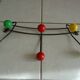 Vintage wall coat rack year 50/60