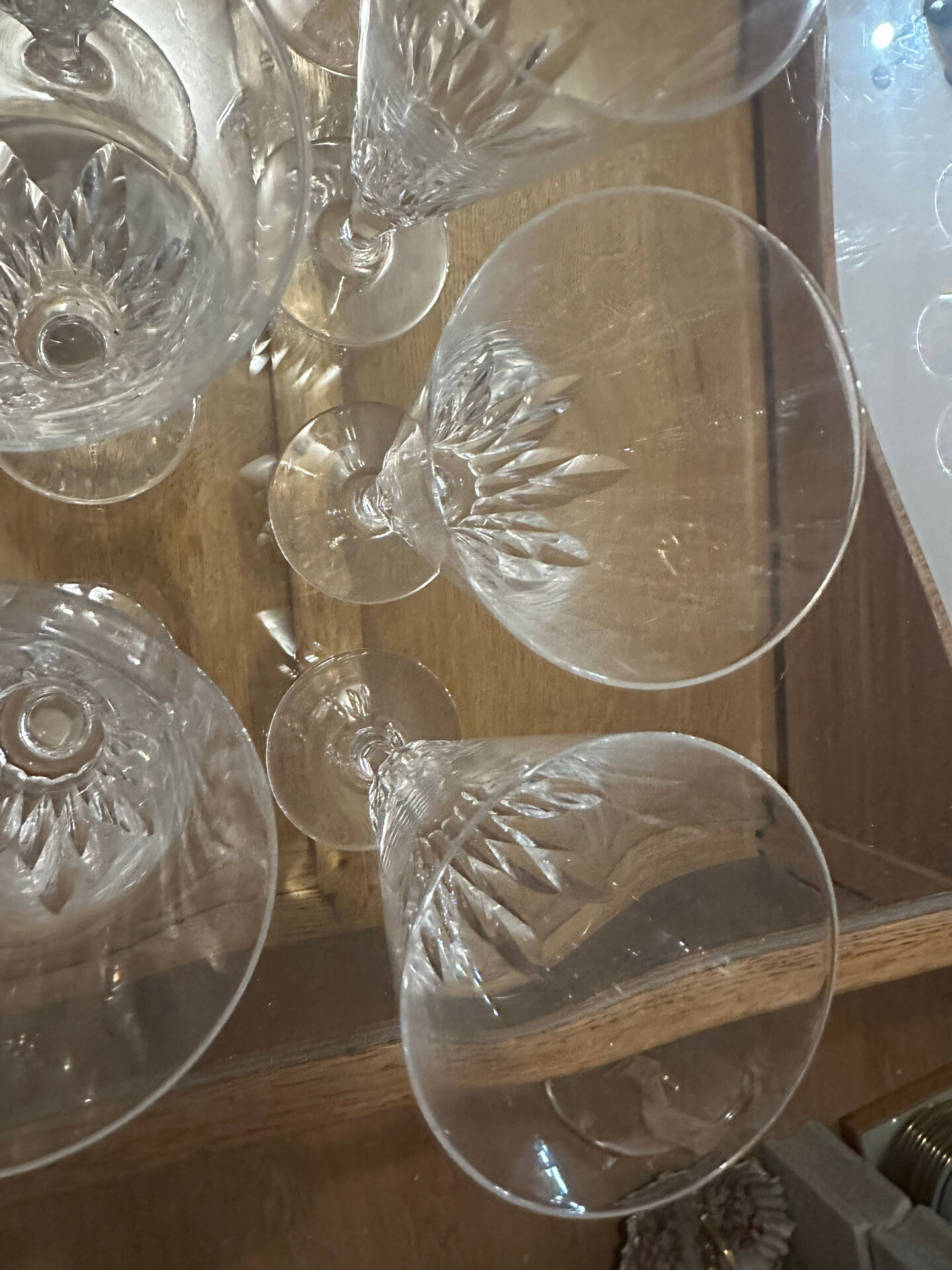 12 Baccarat champagne flutes model Carcassonne - stamped