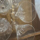 12 Baccarat champagne flutes model Carcassonne - stamped