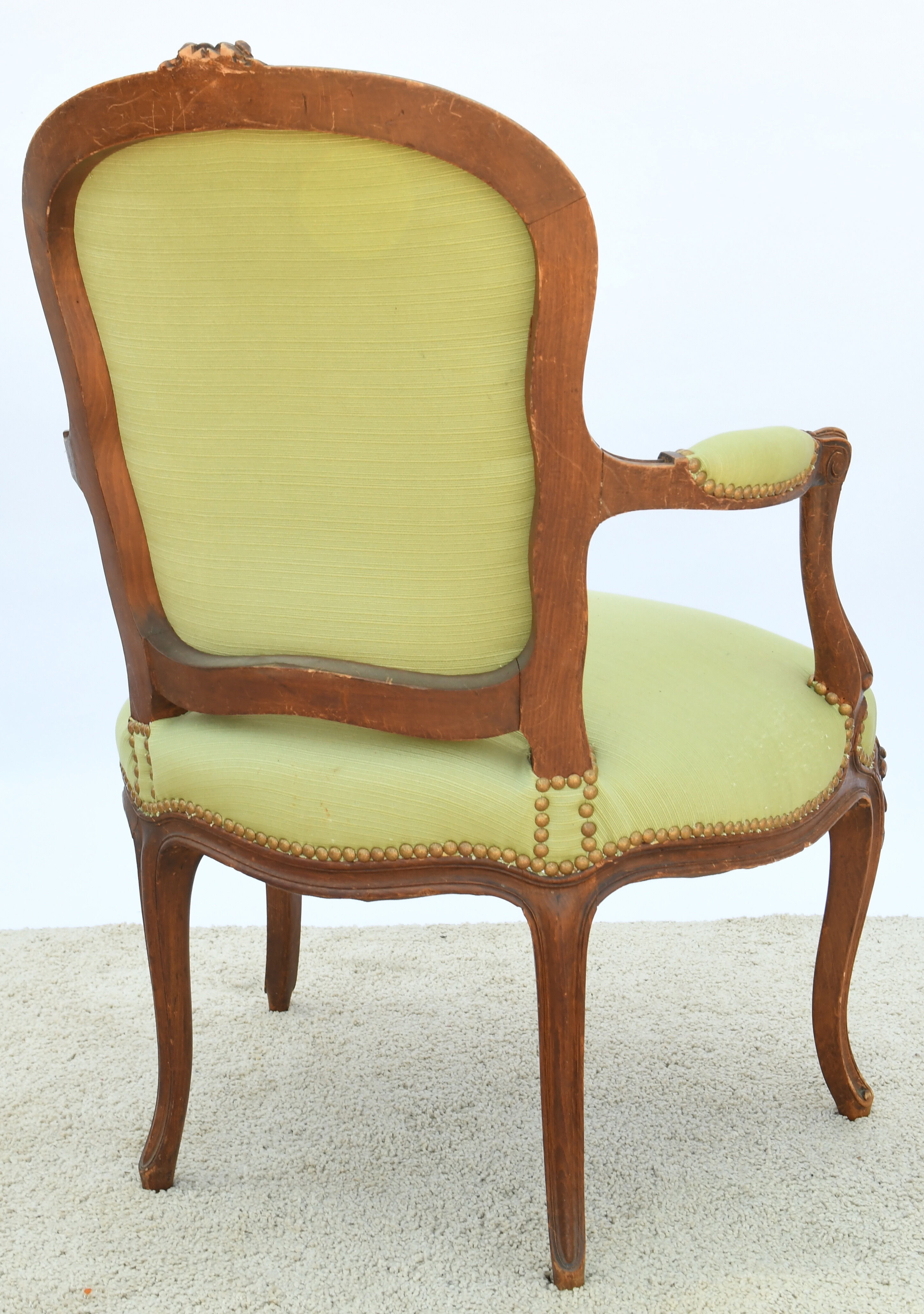 Louis XV style convertible armchair