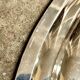 Silver-plated metal dish