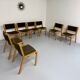Set of 8 Thygesen and Sorensen / Magnus Olesen designer chairs from the 70s